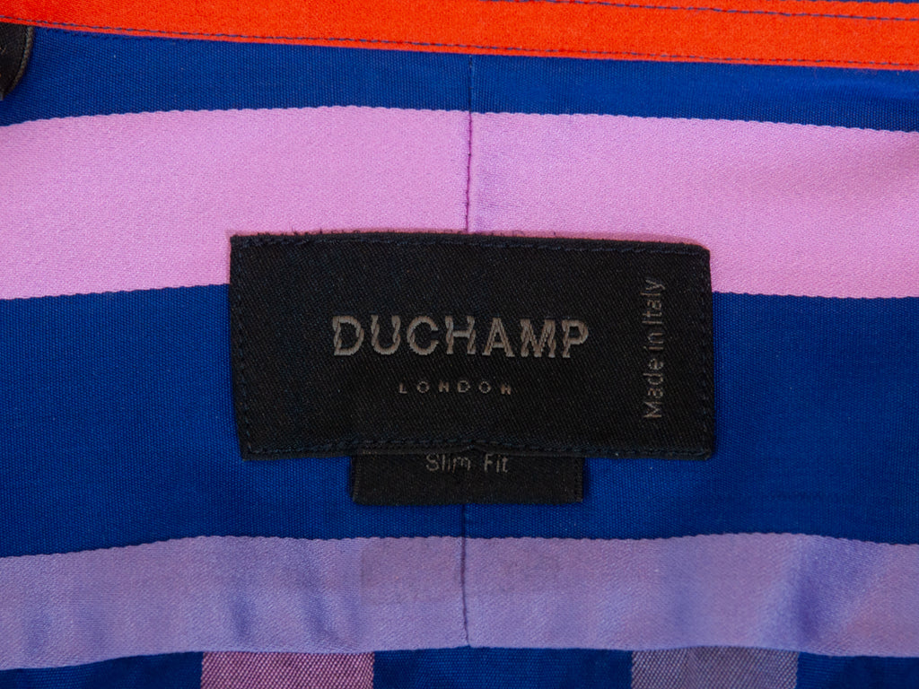 Duchamp Multi Striped Slim Fit Dress Shirt