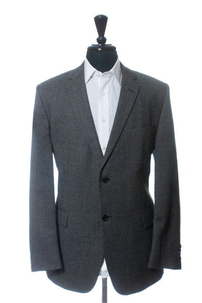 Sand Grey Weave Marzotto Natural Stretch Blazer