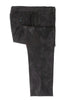 Etro Grey Brushed Wool Paisley Print Trousers