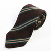 Drake’s Brown Striped Silk Tie