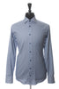 Eton Blue on White Striped Slim Fit Dress Shirt