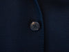 Luigi Bianchi Dark Blue Cashmere Blend Blazer