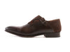 Magnanni Brown Leather and Suede Monk Strap Shoes