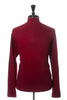 Hugo Boss Deep Red Picano01 Quarter Snap Sweater