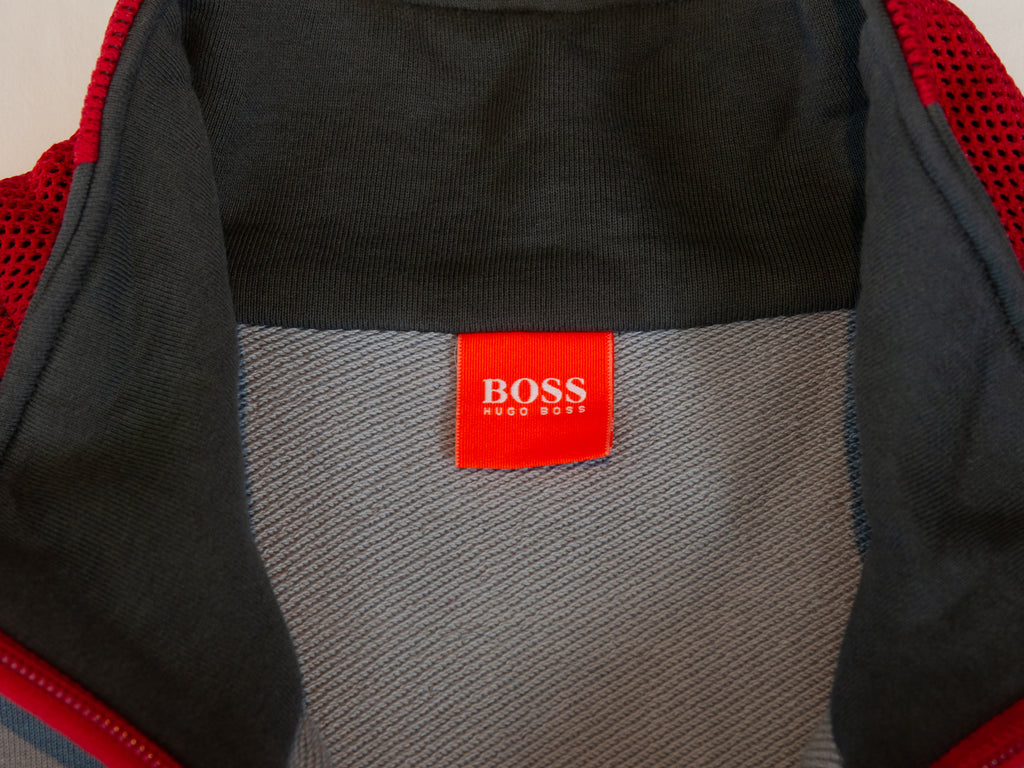 Hugo Boss Grey Velo Track Jacket