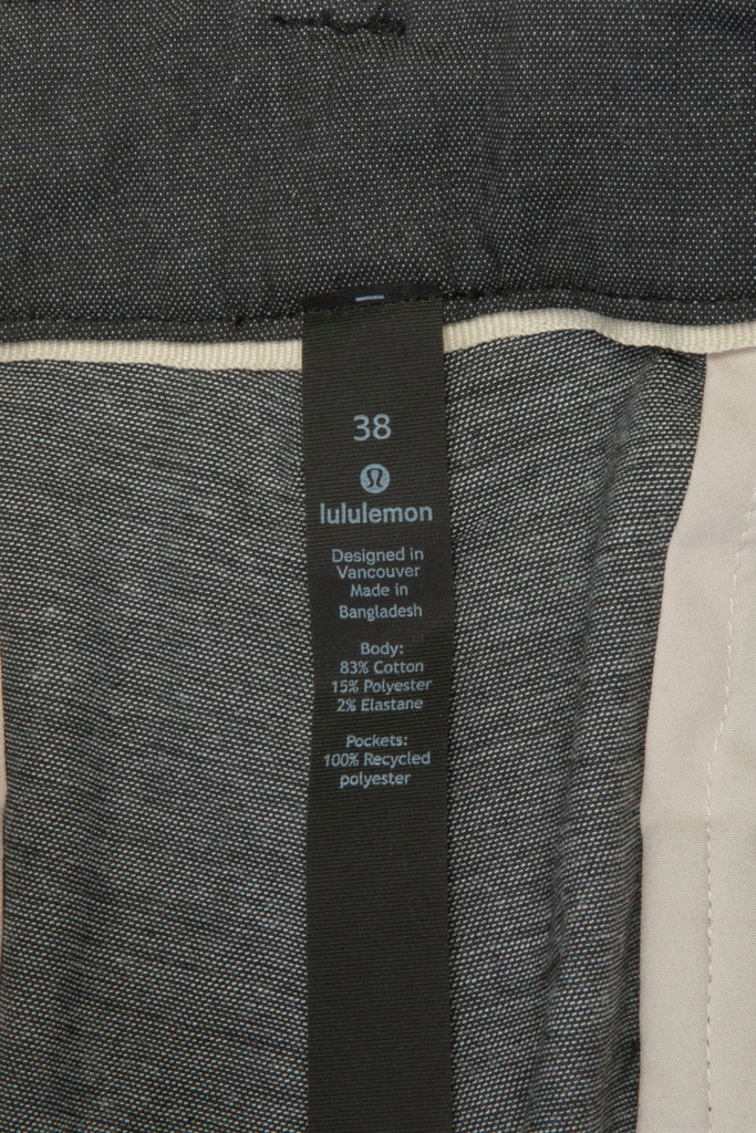 Lululemon Grey Classic Oxford Commission Pants