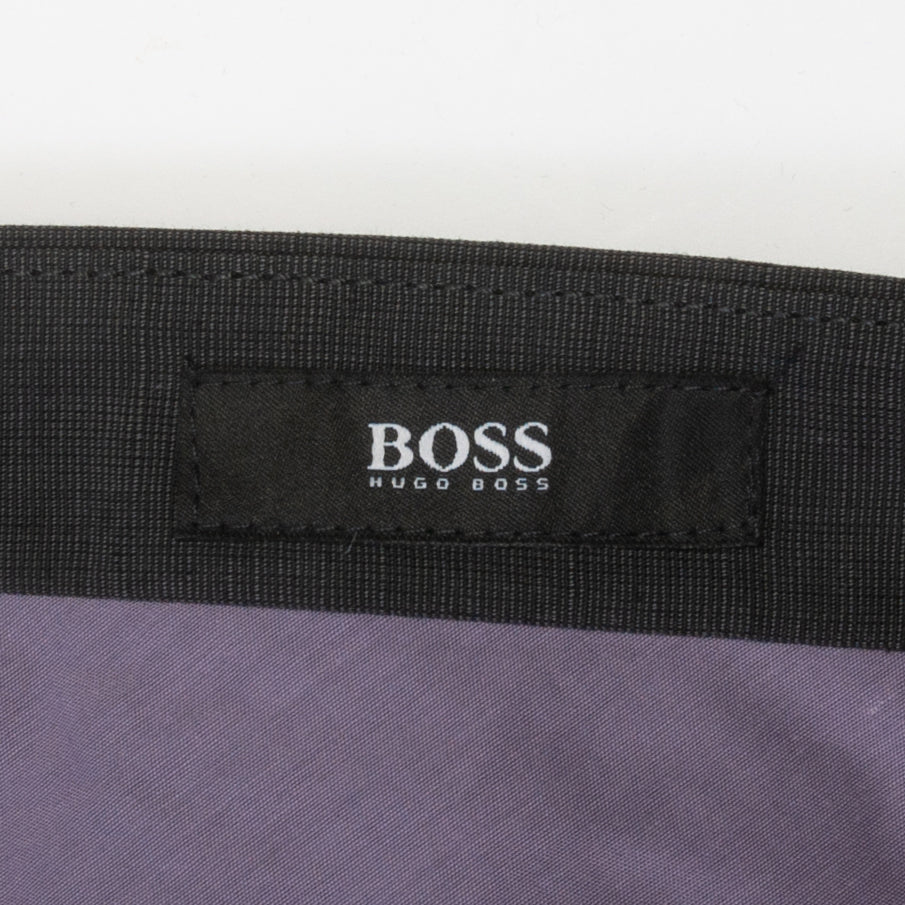 Hugo Boss Grey Linen Blend Downey Pants