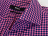 Hugo Boss Navy on Pink Check Slim Fit Jager Dress Shirt