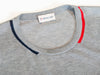 Moncler Grey Girocoolo Tricot Cotton Crewneck Sweater