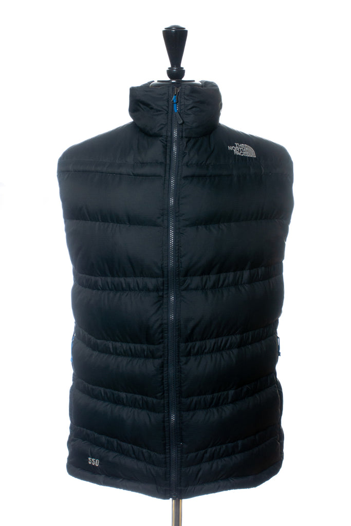 The North Face Grey 550 Goose Down Puffer Vest