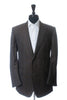 Sam Abouhassan Brown Check Super 120s Wool Blazer