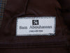 Sam Abouhassan Brown Check Super 120s Wool Blazer