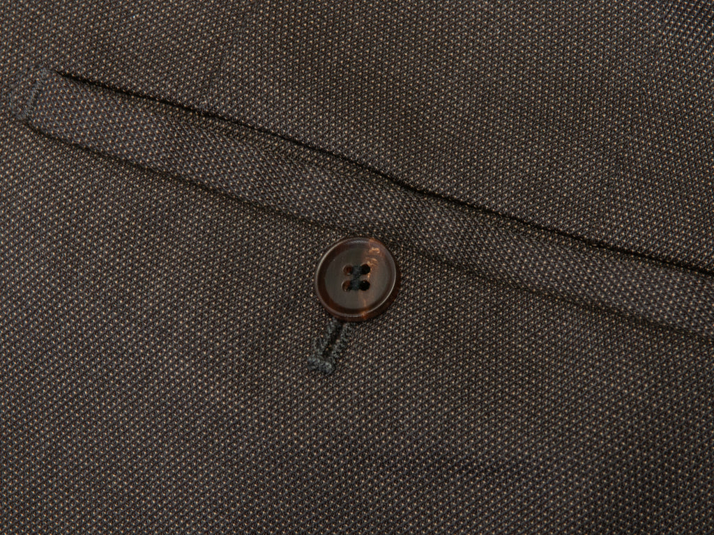 Hugo Boss Brown Parker2 Wool Pants