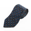 Hugo Boss Brown and Navy Geometric Tie