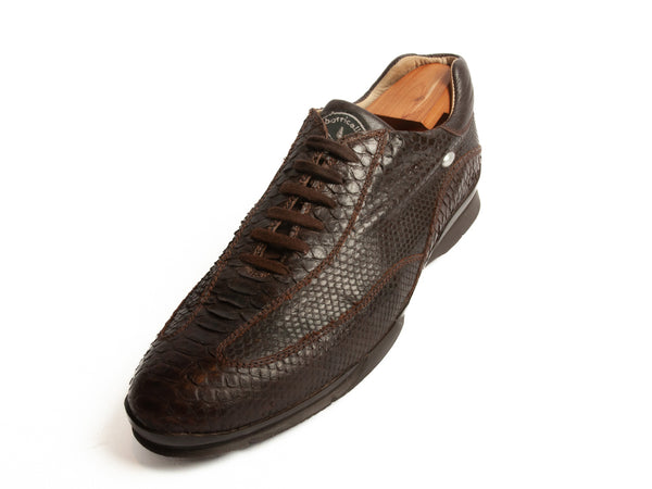 Botticelli Limited Brown Snakeskin Golf Shoes