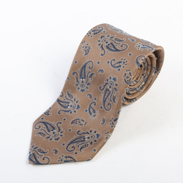 Hugo Boss Brown Paisley Tie