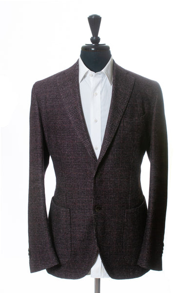 LBM 1911 Limited Edition Burgundy Check Blazer