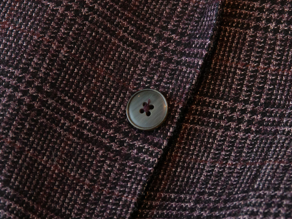 LBM 1911 Limited Edition Burgundy Check Blazer