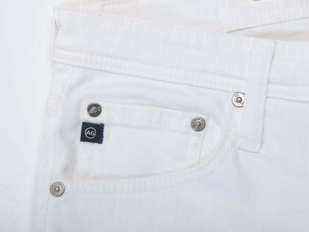 AG Jeans White Dylan Slim Skinny Jeans