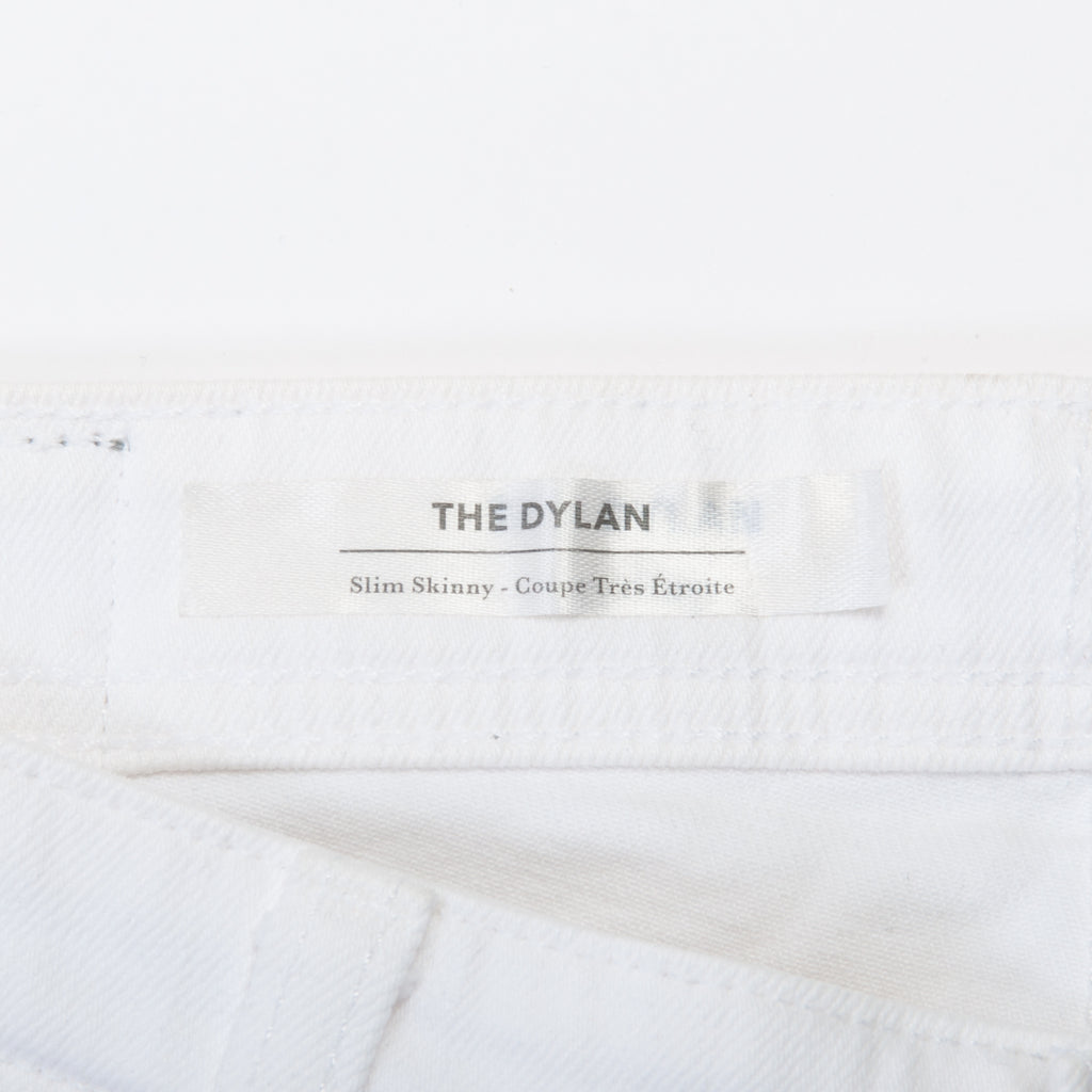 AG Jeans White Dylan Slim Skinny Jeans