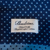 Stenstroms Blue Dot Print Fitted Body Dress Shirt