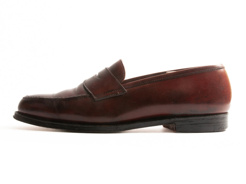 Crockett & Jones Brown Boston Penny Loafers