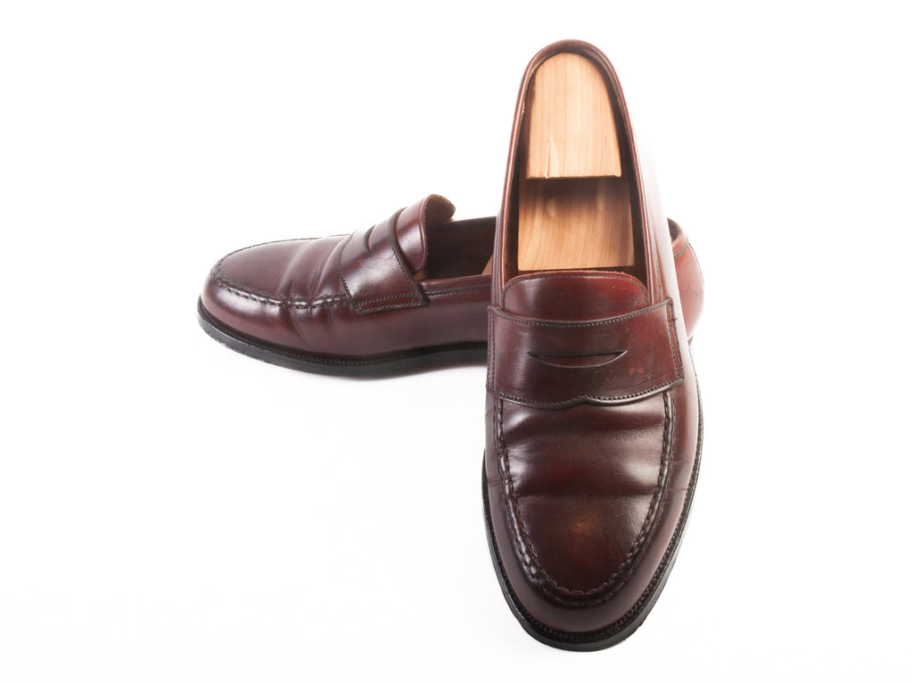 Crockett & Jones Brown Boston Penny Loafers