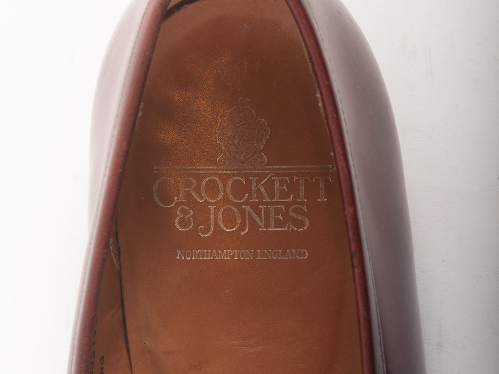 Crockett & Jones Brown Boston Penny Loafers