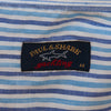 Paul & Shark Blue Striped Linen Blend Short Sleeve Shirt