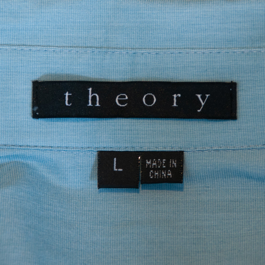 Theory Light Blue Kale WP Shirt