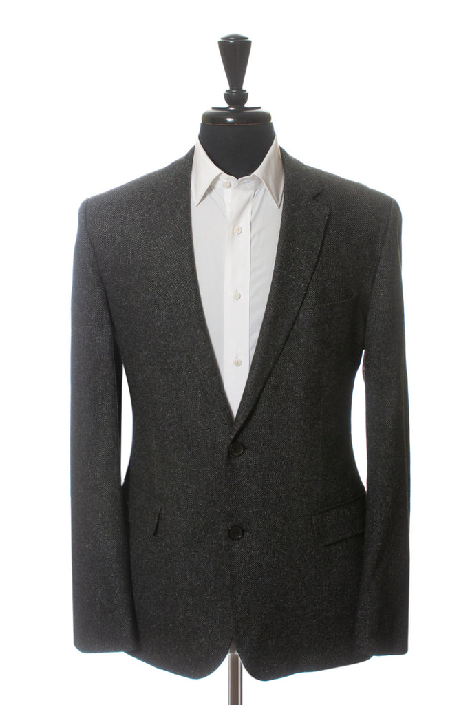 Hugo Boss Dark Grey James4 Stretch Tweed Blazer