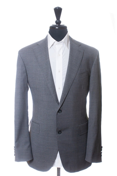 Canali Kei Grey Check Blazer