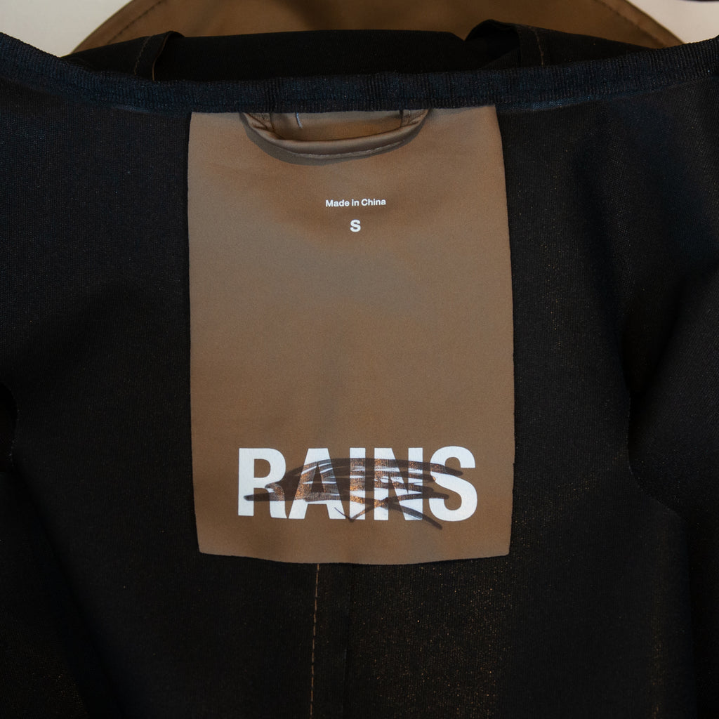 Rains Bronze Brown Rain Coat