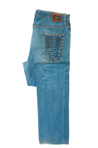 Just Cavalli Blue Regular Fit Jeans