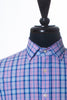 Etro Violet and Blue Check Shirt