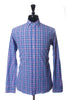 Etro Violet and Blue Check Shirt