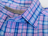 Etro Violet and Blue Check Shirt