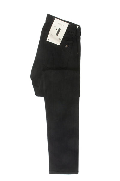 Rag & Bone Black Fit1 Extra Slim Fit Jeans