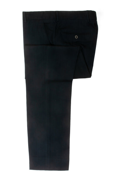 Alberto Midnight Blue Herringbone George Modern Fit Ceramica Pants