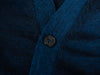 Patrick Assaraf Blue Extra Fine Merino Cardigan Sweater