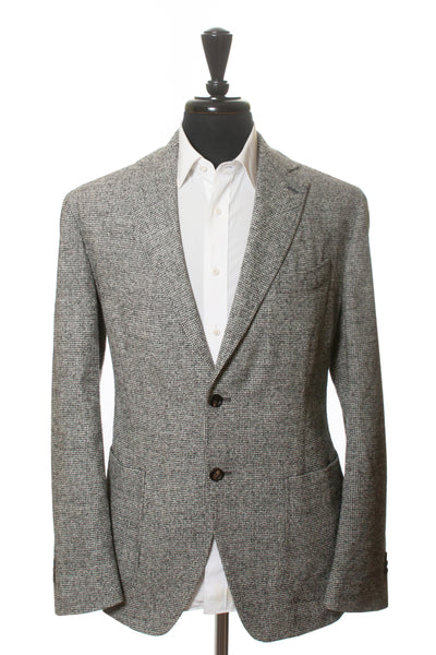 Fradi Grey Houndstooth Nuvola_S Tweed Blazer