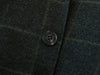 Maurizio Baldassari Dark Green Check Silk Cashmere Blazer