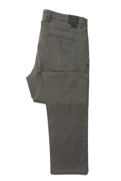 Brax Washed Grey Fabio Slim Fit Chinos