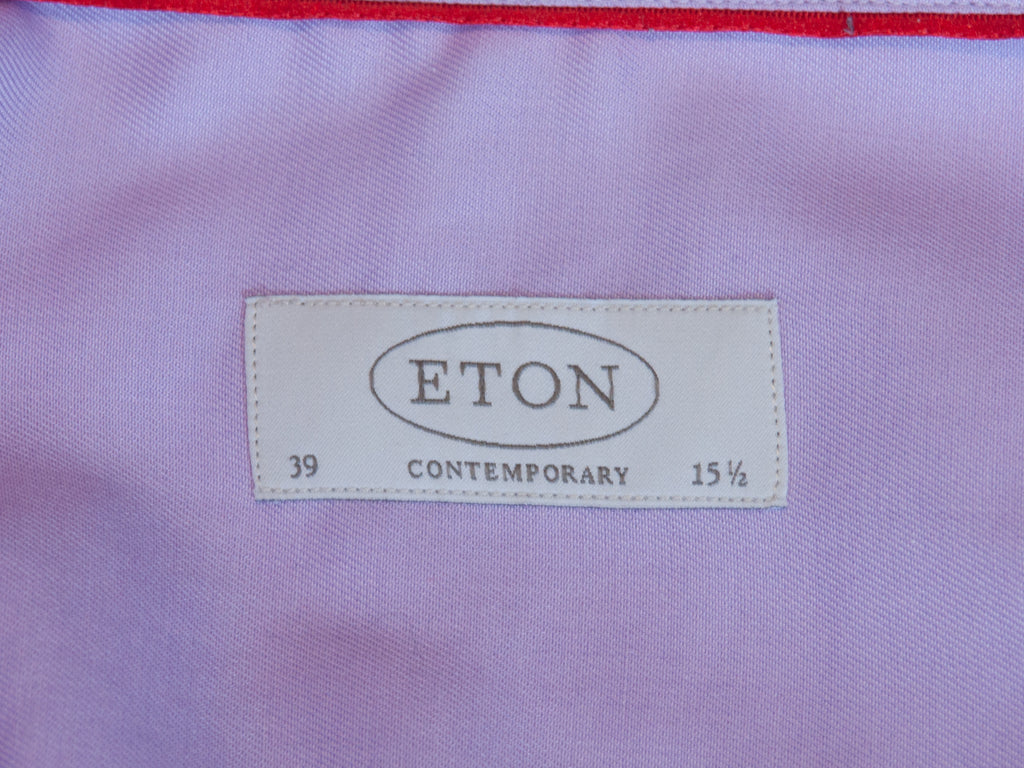 Eton Lilac Contemporary Fit Shirt