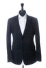 ZZegna Grey Check Flannel Drop 8 Deco Blazer