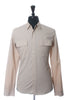 Nom de Guerre Beige Fine Ribbed Twill Shirt