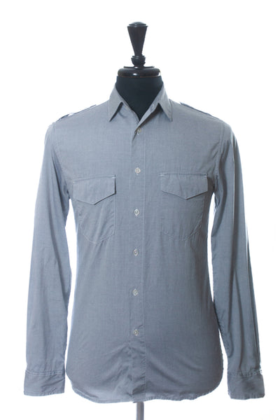 Wings+Horns Grey Casual Shirt