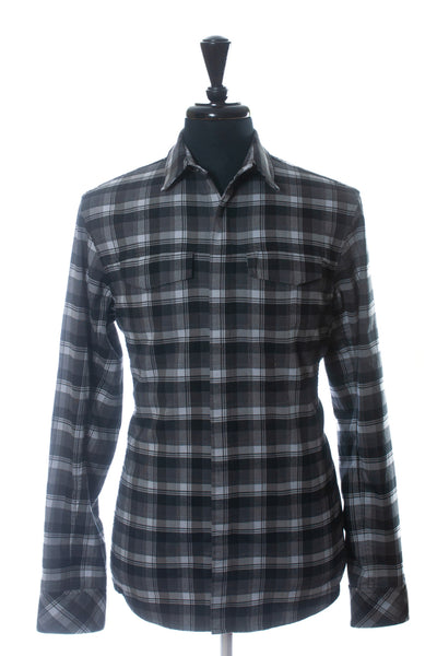 Arc'Teryx Grey Check Gryson Long Sleeve Shirt