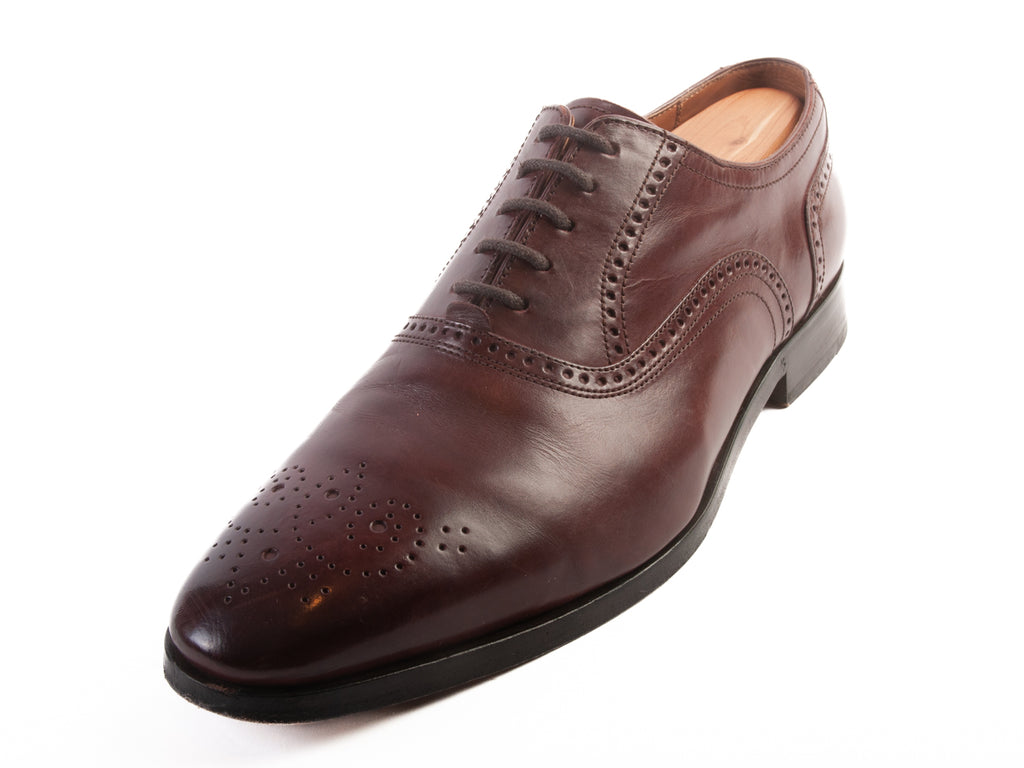 Allen Edmonds Mahogany Brown Sienna Oxfords