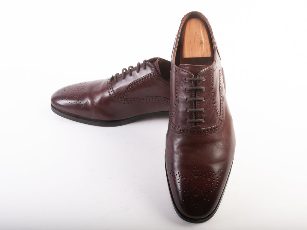 Allen Edmonds Mahogany Brown Sienna Oxfords